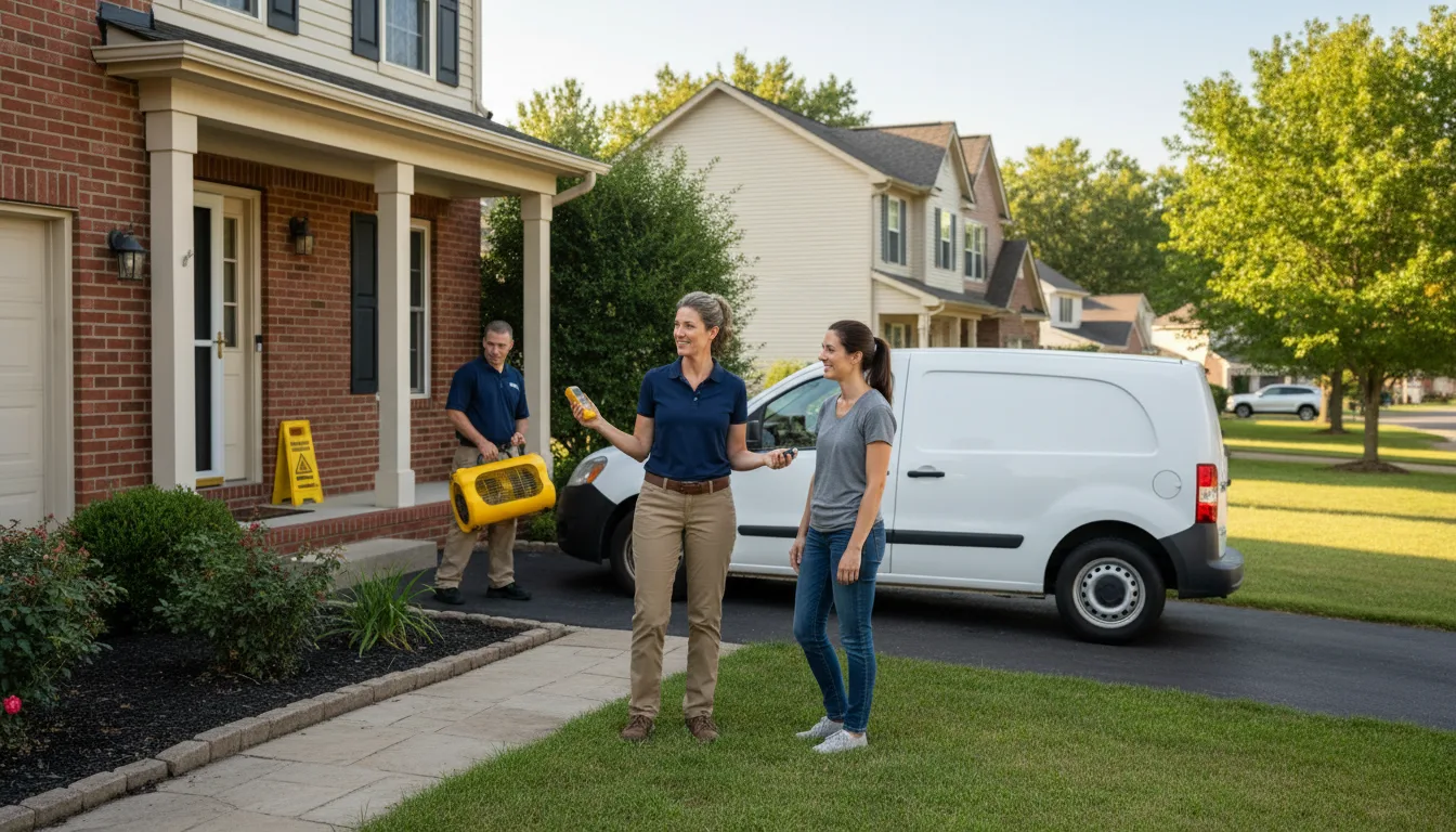 Residential water damage restoration in Gypsum, CO